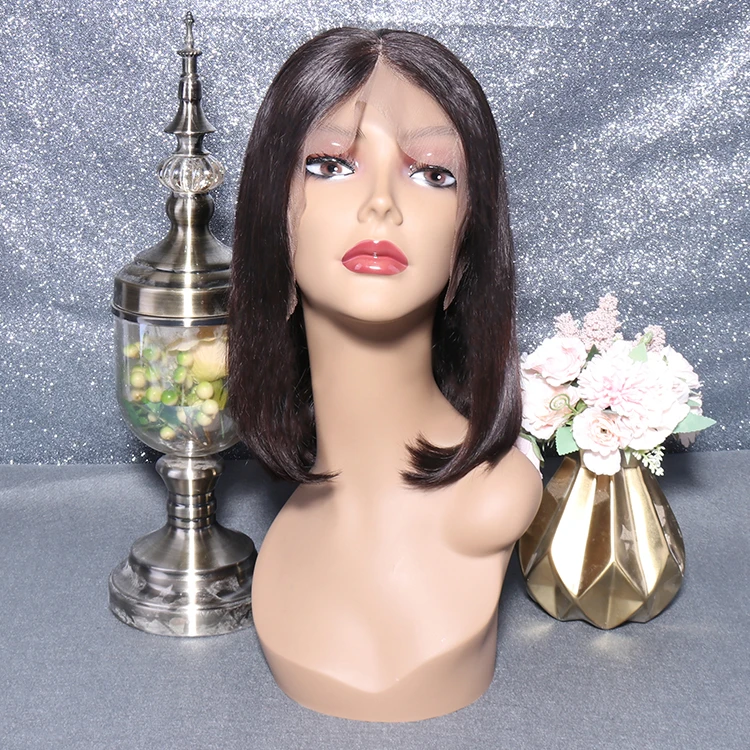 Short Human Hair 13x4 Lace Front Bob Wig, Brazilian Short Bob Wig For Black Women, 8-14 Inch Bob Cut Lace Wig Human Hair