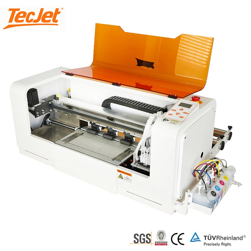 Commercial Multi-purpose Stir Auto Clean System Mini DTF Printers with Powder Shaking Machine for T-shirts Bags Sleeves