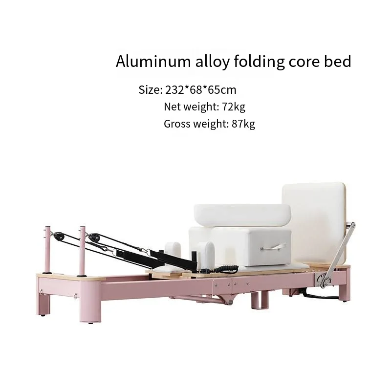 Pilates Reformer Pilates folding bed Multi-functional Pilates five-piece Aluminum alloy folding core bed for home yoga studio