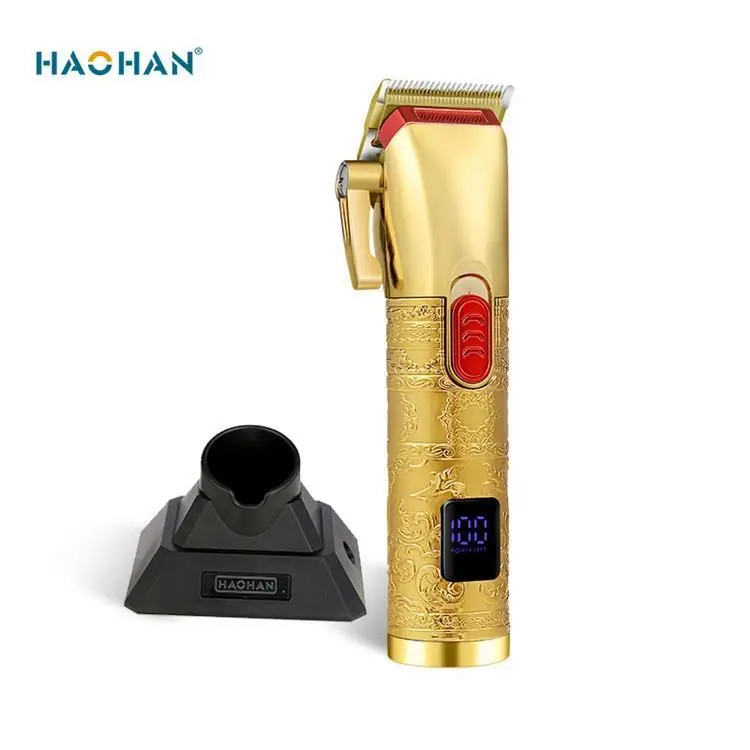 Hair Clipper Coffe Color Electronic Groin Trimmer electric hair clipper 10 usb triming case barber Bushless Barber Clippers