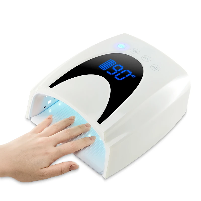 Salon Machine 66 Watts Uv Private Portable Nail Dryer Rechargeable Drying Gel Battery Operated Pro Cordless Led Nail Lamp