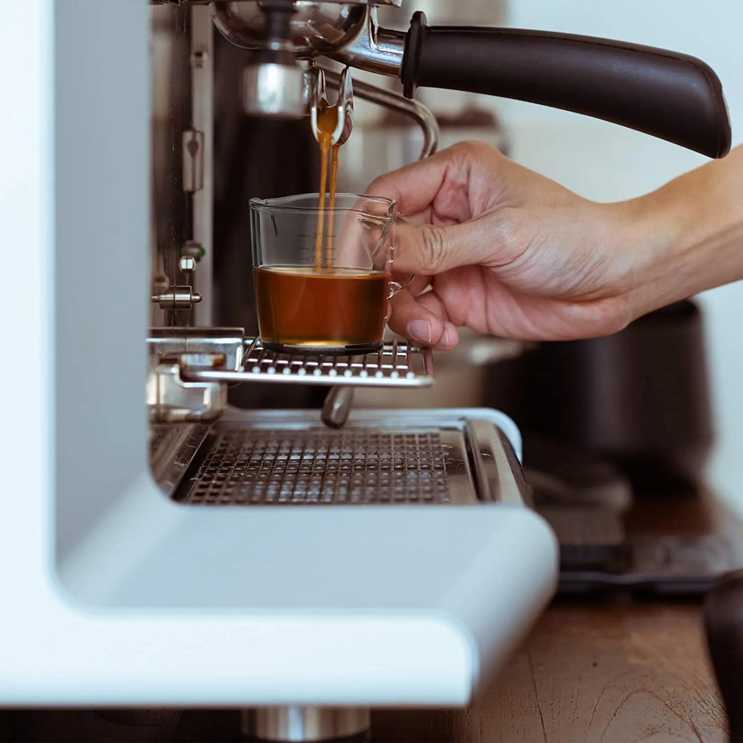 High borosilicate glass transparent high quality mike cup pyrex glass measuring cup set