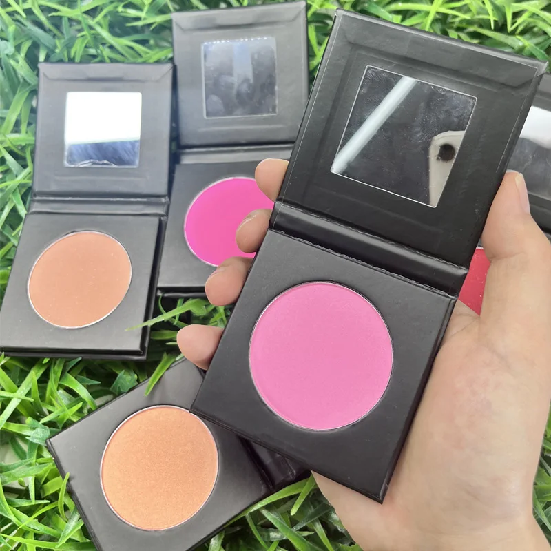 Single  Talc Free High Quality Custom Logo Matte Soft Mist Natural Makeup Blush Vegan Waterproof Pressed Easily Light Blusher