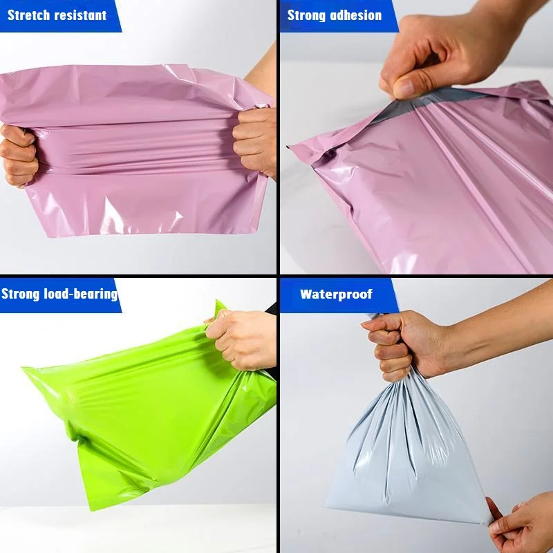 60*80 cm Extra Thick 100 Pcs Roll Pack 130 Micron Shipping Mailing Bag Poly Mailer Envelope for Phone Case