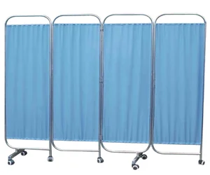 Hospital ward equipment & medical instrument folding hospital screen