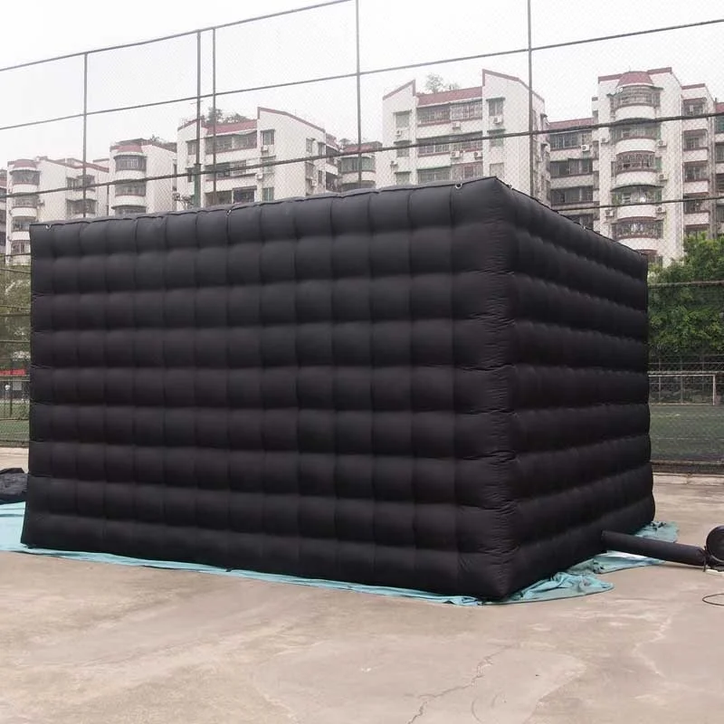 Black Cheap Price Inflatable Cube Dome Tent Outdoor Shade Tents for Sale