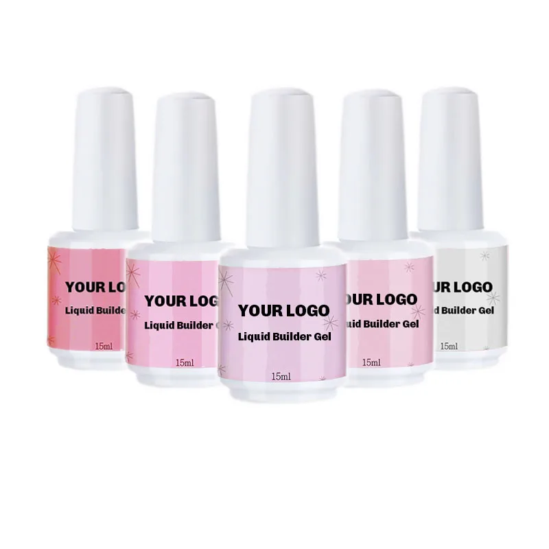 BIAB Gel Construction Builder Color Quick Self Leveling Building Good Price Soak Off UV Hard Gel Liquid  Gel for Nails