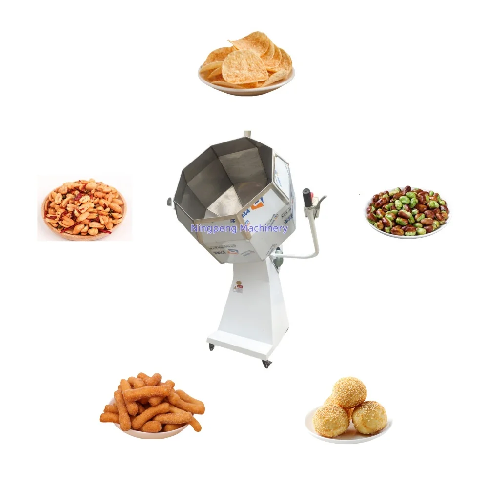 NP Brand potato chips flavor coating machine mixer seasoning octagonal mixer chips flavoring mixer