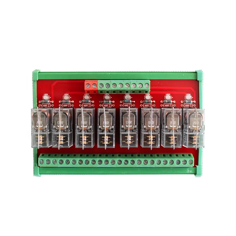 JR-8L1/DC24V реле платы PLC выходной модуль DC24V 8 канал с оптопара G2R-1-E релейный модуль/карта