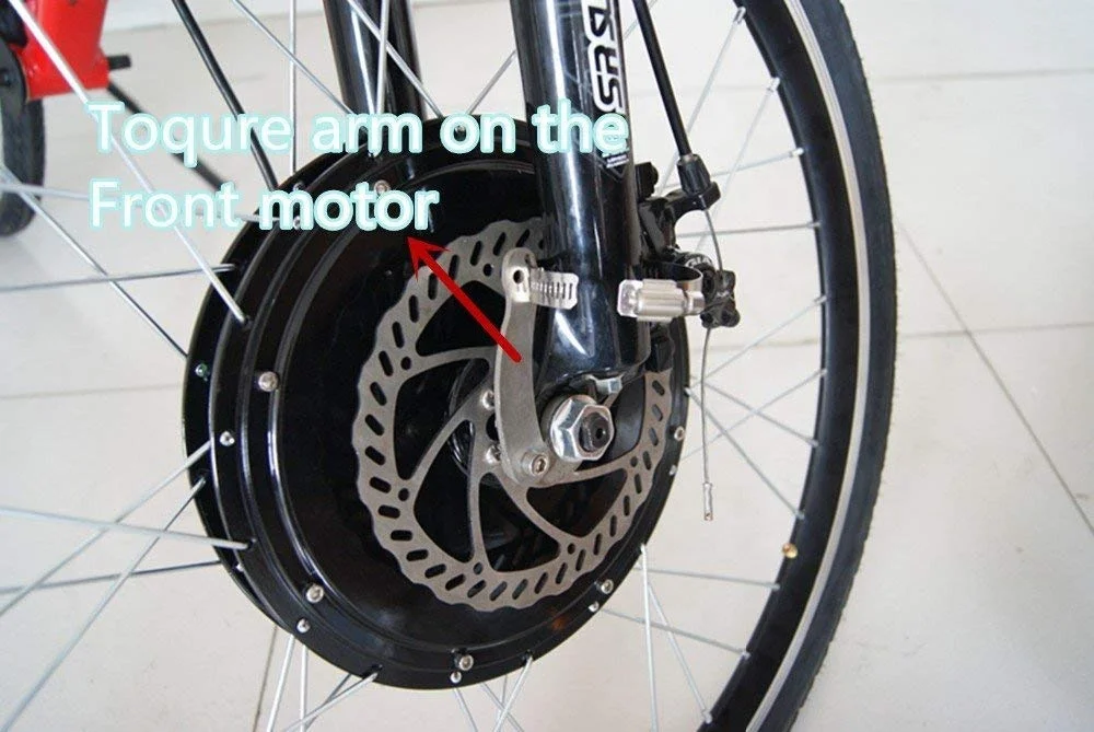 Universal Torque Arm Conversion Kit Fit for Electric Bicycle E-Bike Front or Rear Hub Motors and Mid Drive e-Bike