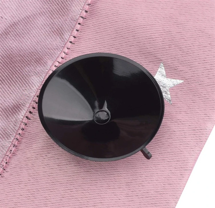 pink portable travel blackout blinds shades curtains with suction cups