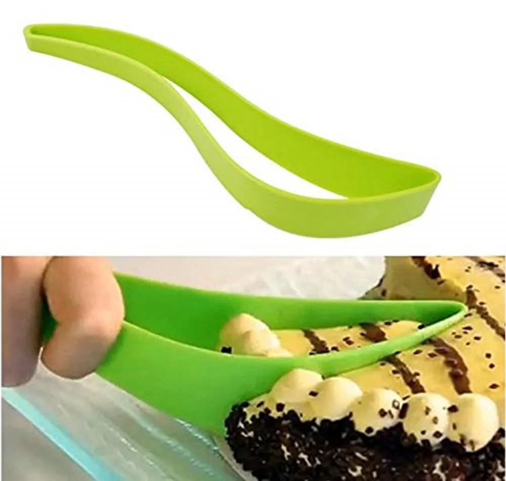 Pie Cutters Small Cake Slice Kitchen Plastic Gadget Pancake Cutter Cake Pie Slicer Sheet Novel Practical Cooking Baking Tools