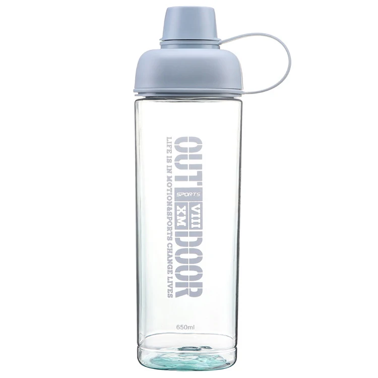 Unique Square Water Bottle Carton Acrylic Eco Friendly infuse Wide Mouth BPA Free Dishwasher Safe Flat Water bottle