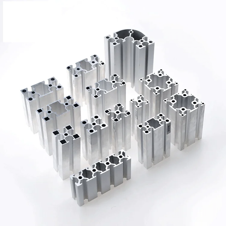 Custom high quality  led Decorations 4040 t slot Door/windo wcurtain wall industry Square aluminum extrusion Aluminum Profiles