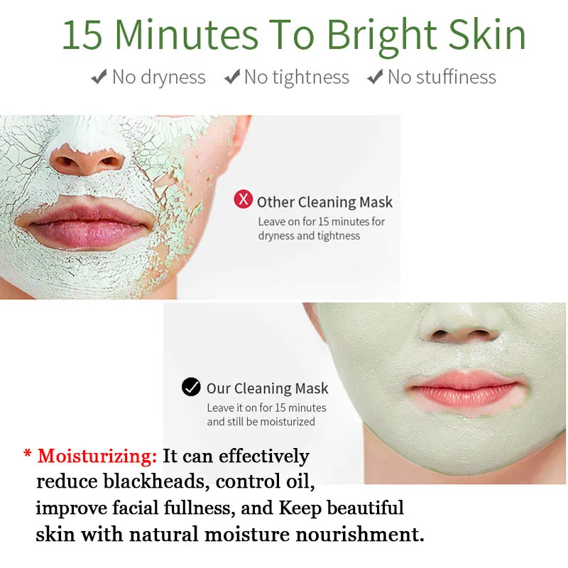 OEM private label korea cosmetic nourish facial green deep clean mask stick