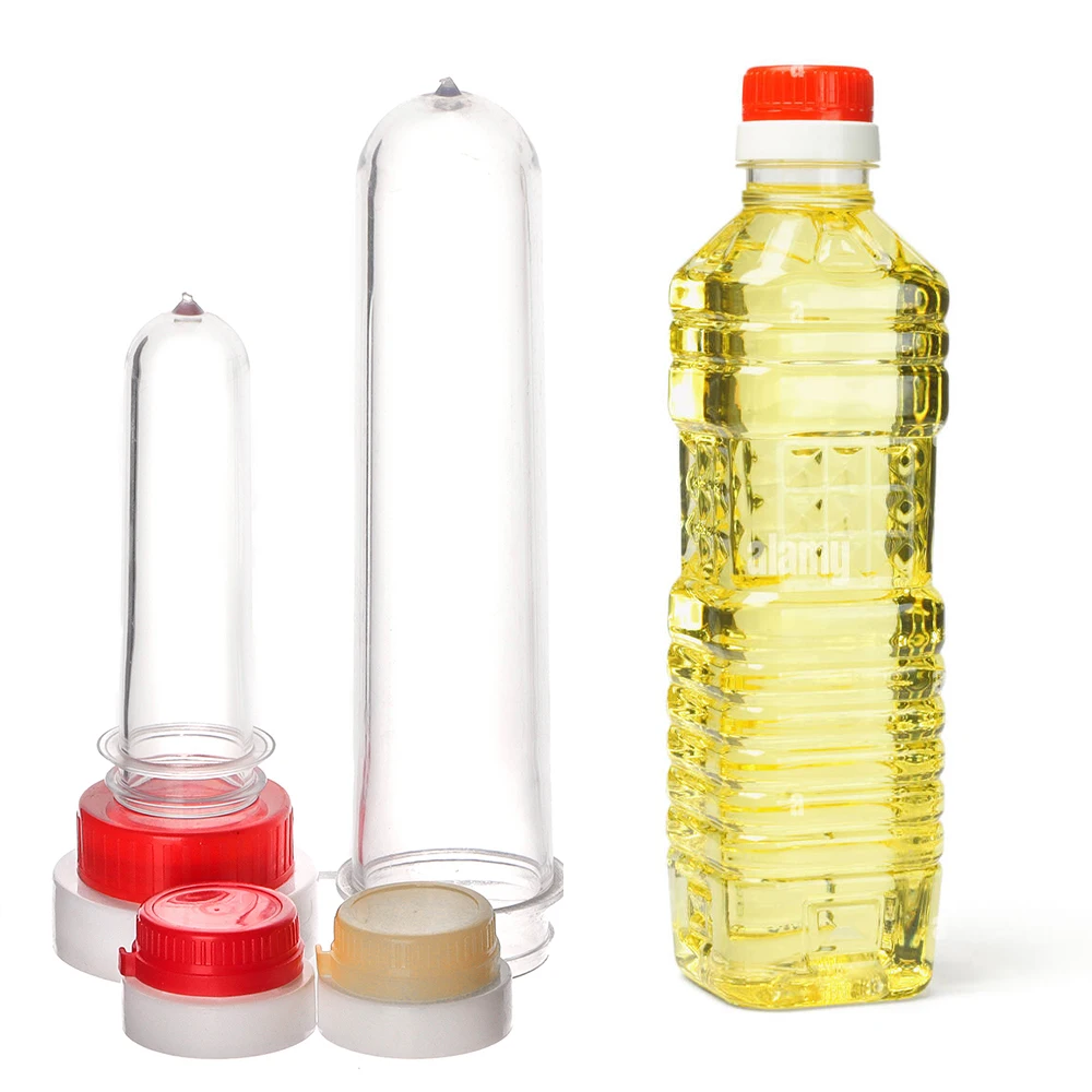32Mm Neck 1 Liters Edible Oil Press Cap Bottle Plastic Pet Preforms