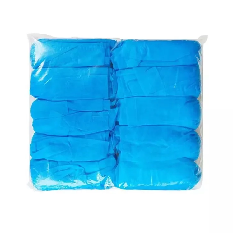 Cheap Waterproof Anti Skid CPE Pe Blue Disposable Plastic Shoe Cover dispenser disposable CPE shoe covers