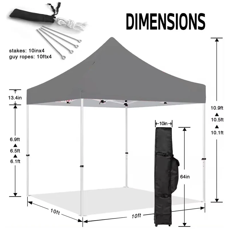 Convenient storage Heavy eave construction Strong durable Waterproof wind resistant advertisement canopy tent