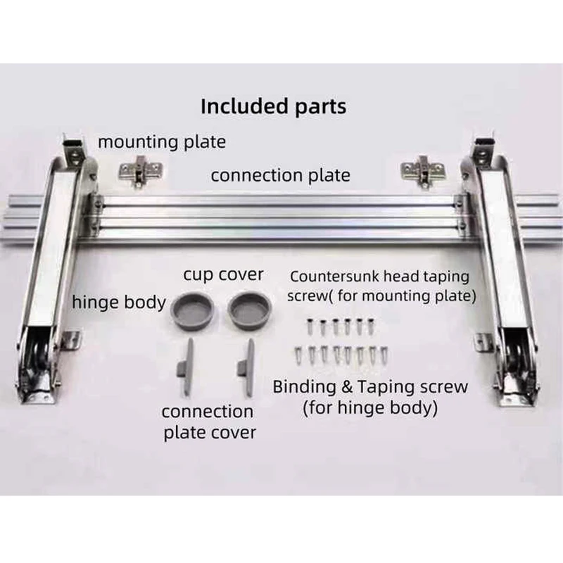 Soft Close Wardrobe Cabinet Lateral Door Opening Hinge Furniture Hardware Accessories Bus Sliding Door Hinge
