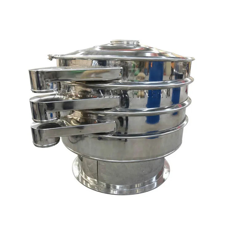 China Supply 304 Stainless Steel Round Sieve Separator Baobab Fruit Powder Sieving Machine Coffee Bean Grading Sieve