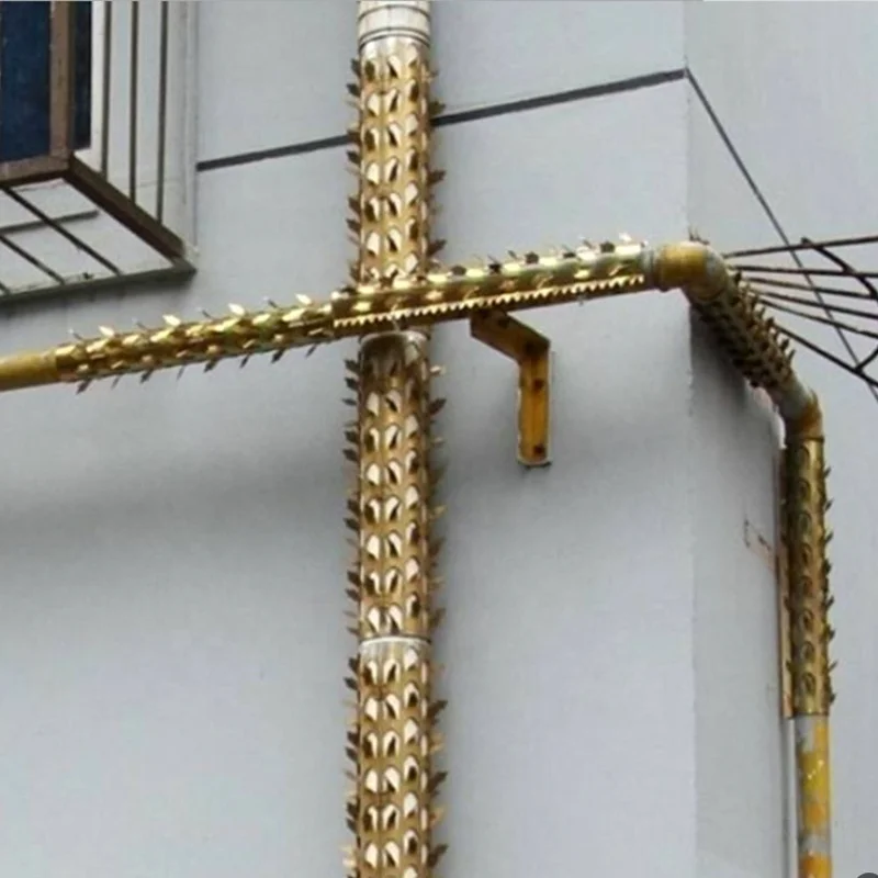 Galvanized anti-theft piercing gas water pipe anti-climbing piercing drain pipe anti-climbing protection piercing Caigang thief