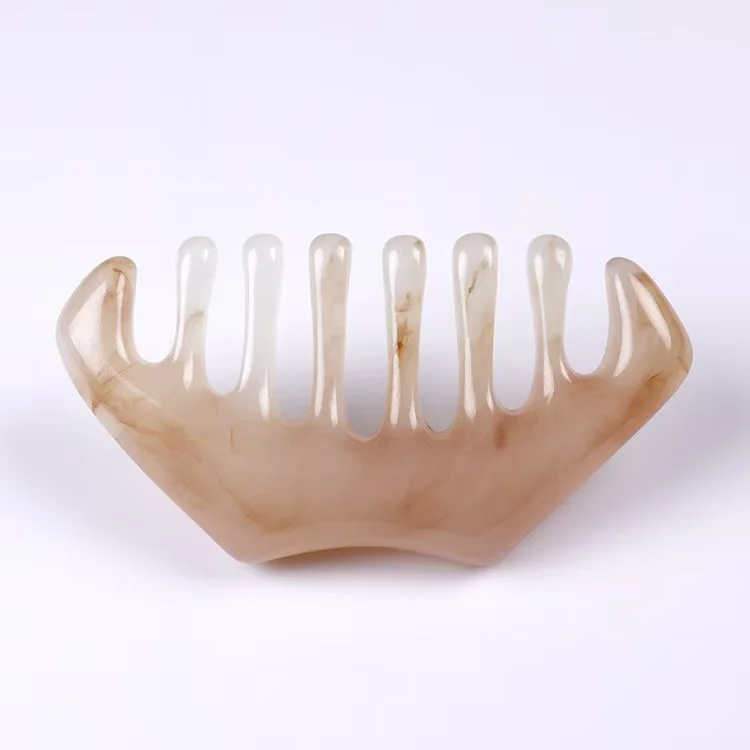 hot sale factory price natural resin body Octopus massager guasha board facial massage tool