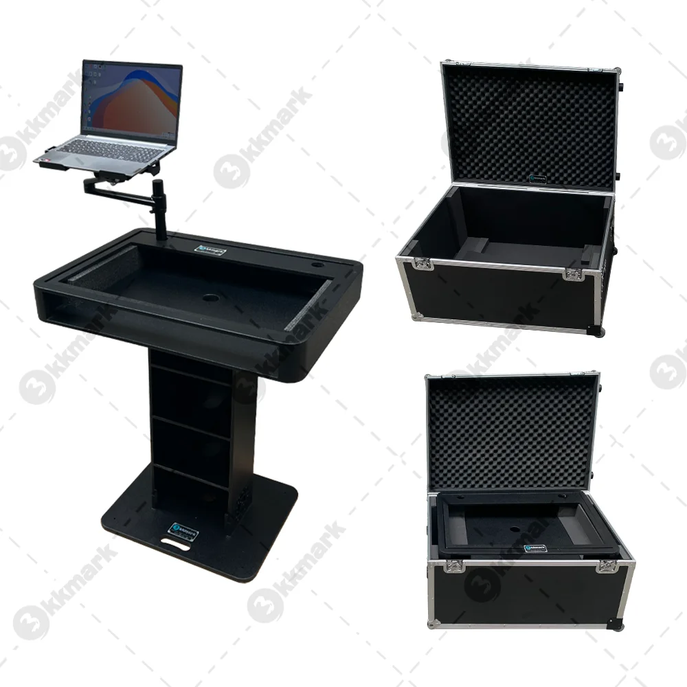 kkmark Wedding Party Activities detachable disc jockey workstation control tower dj podium stand table for pioneer controllers