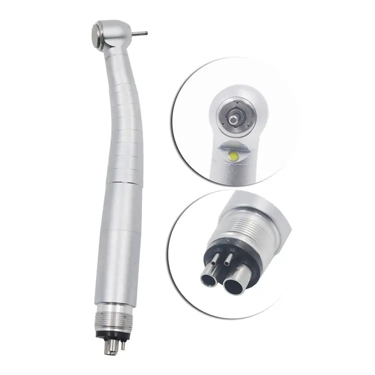 Dental Equipment Premium More Fast LED Ceramic Bearing 4 Holes Dental Turbine Highspeed Handpiece