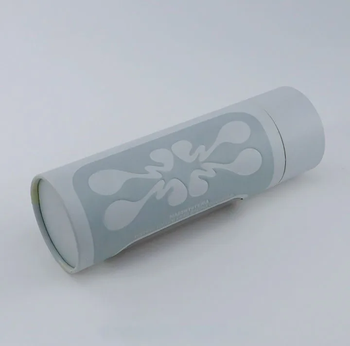 Custom Cardboard  Food Grade Round Kraft Paper Tube Box Cylinder T-shirt Paper Tube Packaging With PVC Window