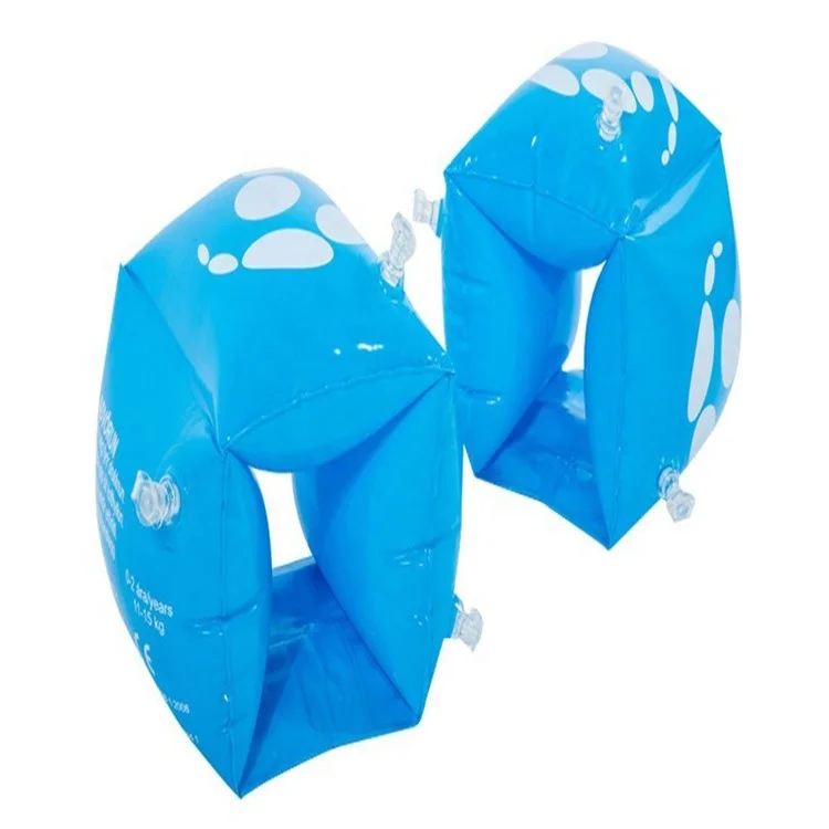 Good quality pvc bule swimming inflatable arm bands float for kids