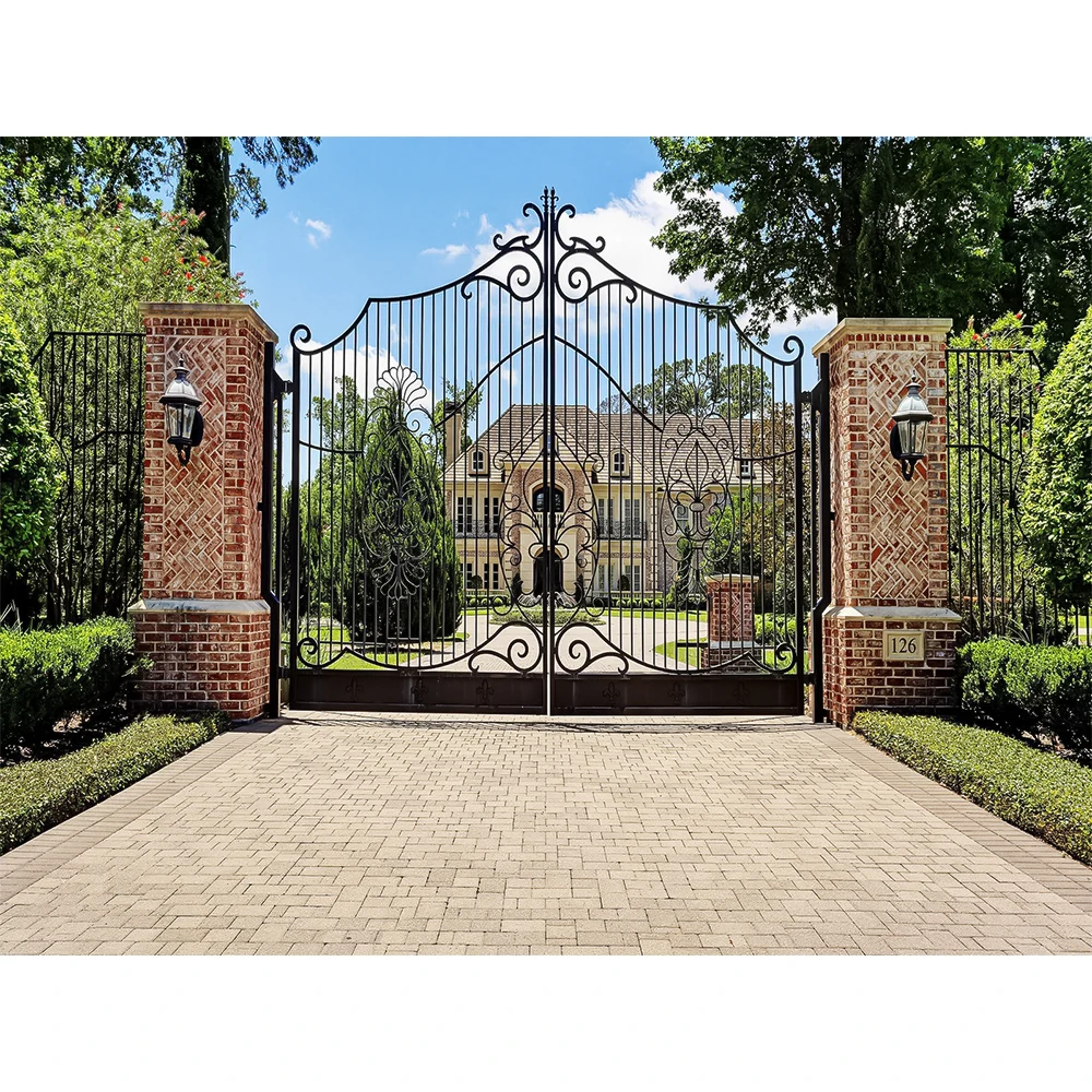 Ворота из кованого железа