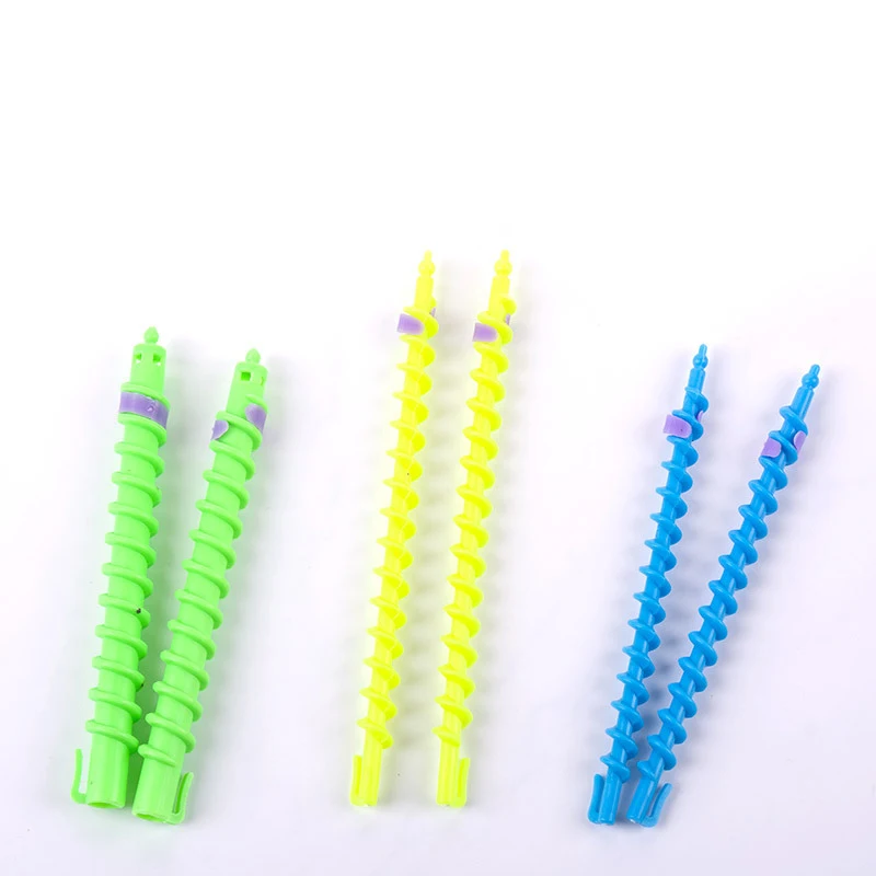 Hair salon perm hair tools screw bars multi-color cold ironing hot ironing set curling core hollow solid spiral bars