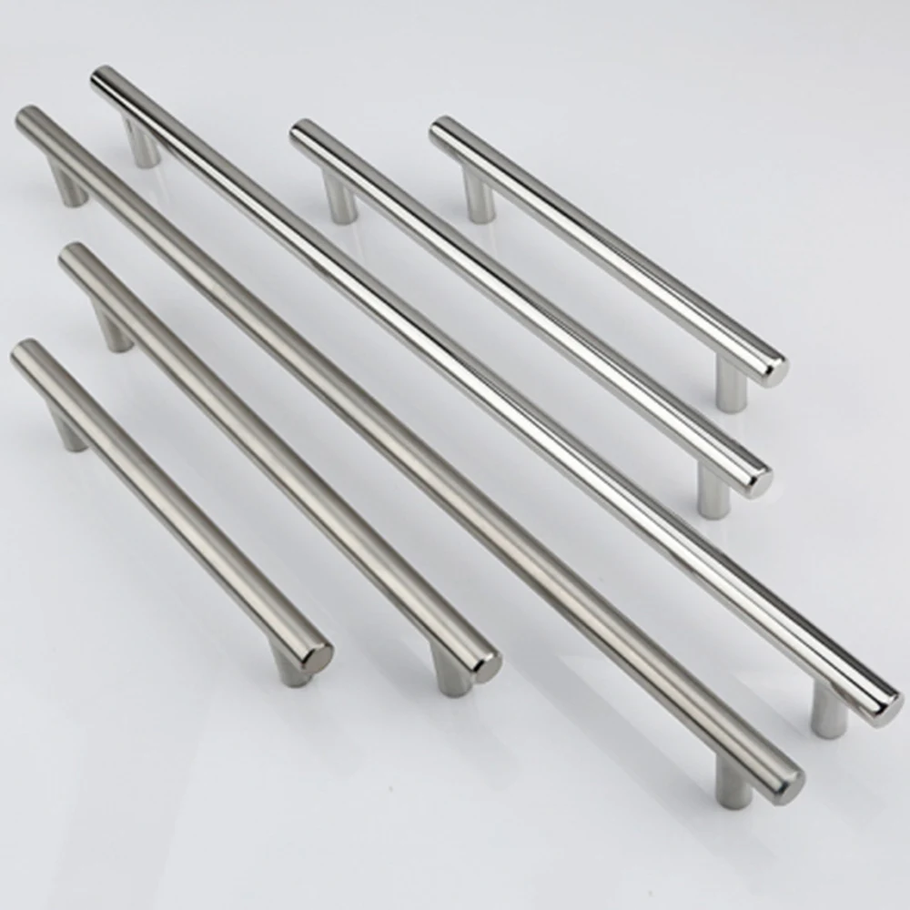 Gold T Bar Handles Aluminum Kitchen Cupboard Cabinet Door Knob Drawer Pull