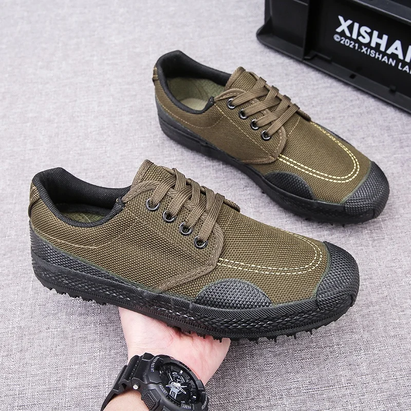 Working Training Hiking Agriculture Field Work Camouflage Black Green Shoes