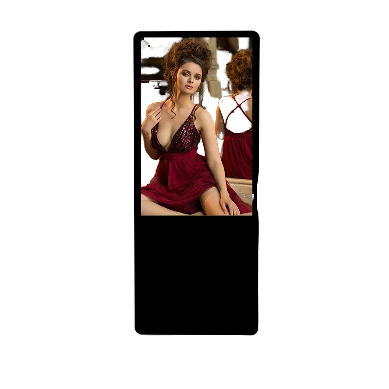 55 Inch Indoor Floor Standing TFT LCD Advertising Display with WiFi Non-Touch Screen 1-Year Warranty