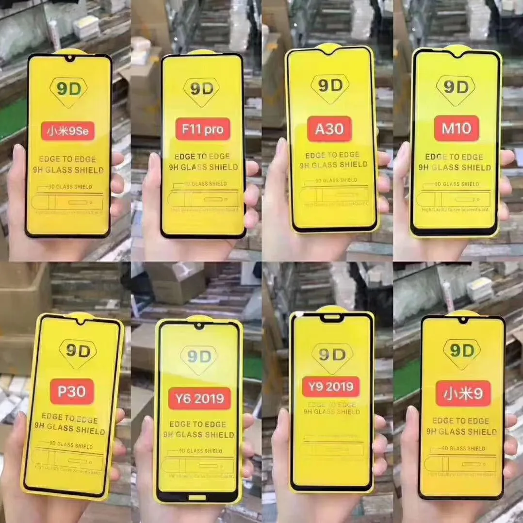 9h 3d 5d 6d 9d Full Curved Cover Wholesale Phone Tempered Glass Screen Protector For Iphone 13 12 11 Pro Max Xs Xr X 8 7