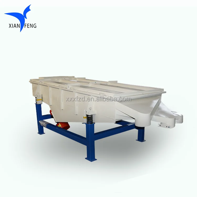 XF Source manufacturer diameter 1200*2500 mm two-layer carbon steel and stainless steel aluminum powder linear sieve