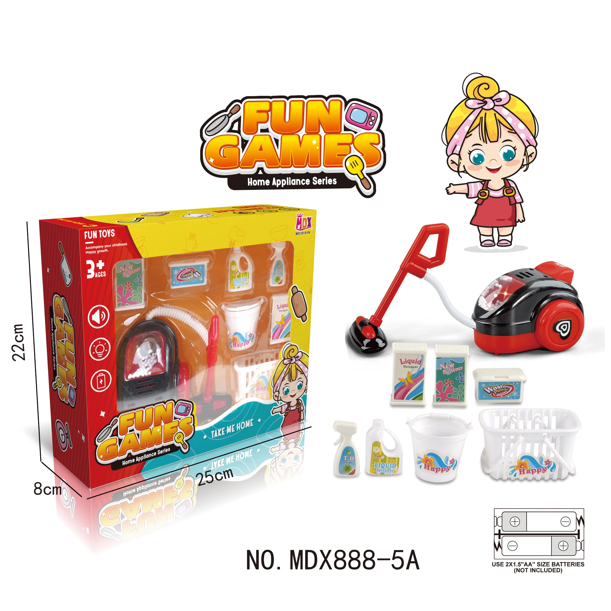 Educational Clean House Kitchen Home Appliances Series Wash Toys The Vacuum Cleaner Housekeeping Machine Fun Toy For Kids