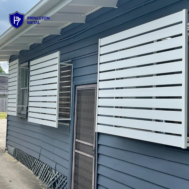 protection shrouds blinds aluminum louver screen bahama window hood metal Storm Panels hurricane rated Bahamas shutters