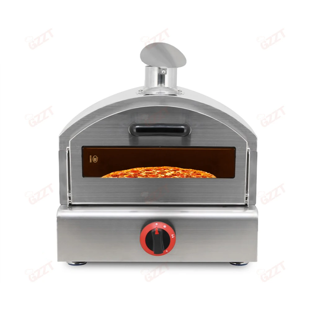 Commercial Stainless Steel Fast Heating Gas Pizza Oven For Sale Outdoor Gas In High Quality LPG Gas Pizza Oven For Good Sale