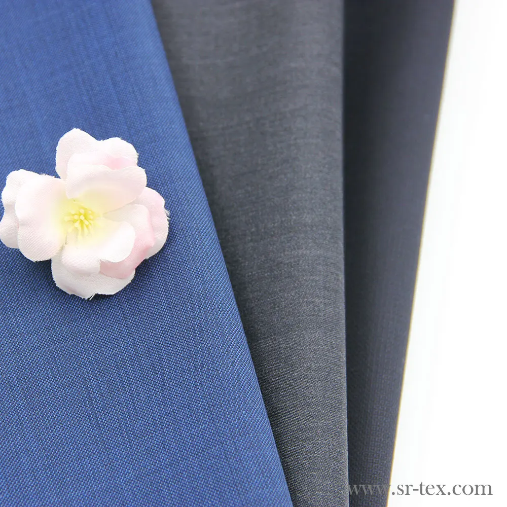 Top quality luxury pure wool super 120s  plain weave suiting fabric
