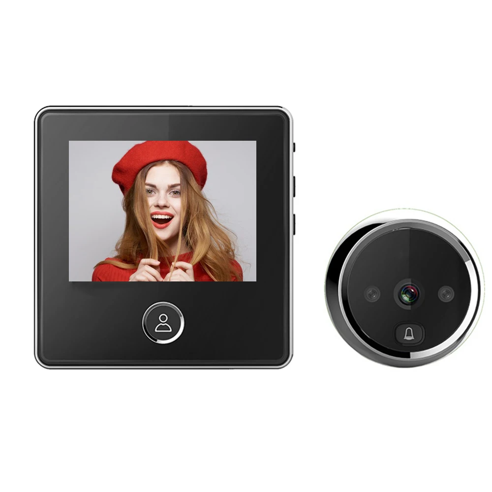 Door Viewer Peephole Camera Video Doorbell with Camera 3 Inch LCD Monitor 120 Degree Wide Angle IR Night Vision