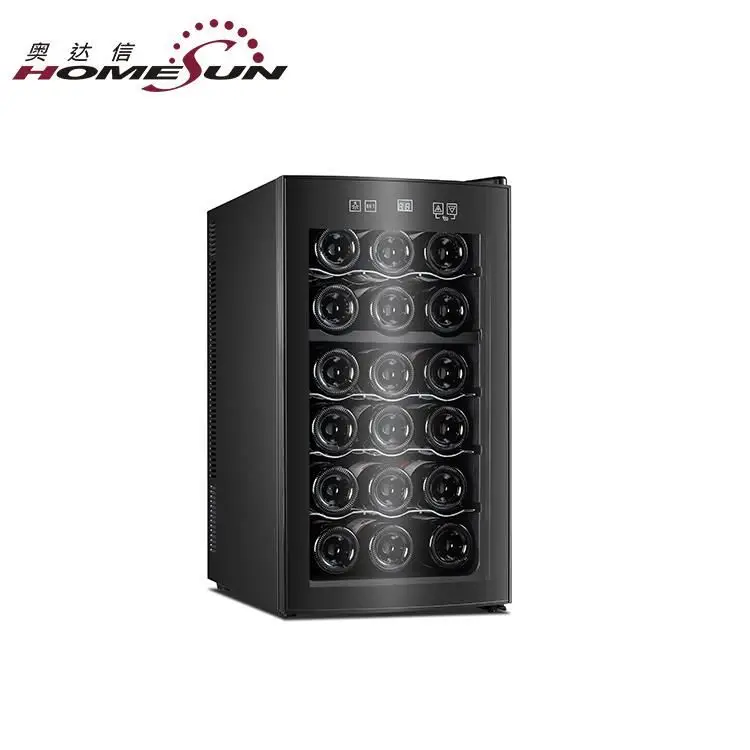 Custom Semiconductor Electric Refrigerator Dual Zone Wine Cooler Manufacturers 18 Bottle SAA