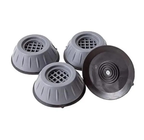 4pcs/set Anti Vibration Washer Feet Pad Universal Washing Machine Anti-Skid Roller Kit Furniture Lifting Foot Base