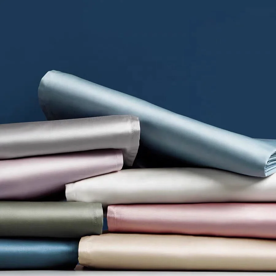 Wholesale luxury anti-bacteria antimicrobial cooling and soft for bedding set 300TC 60S bamboo copper ion fabric