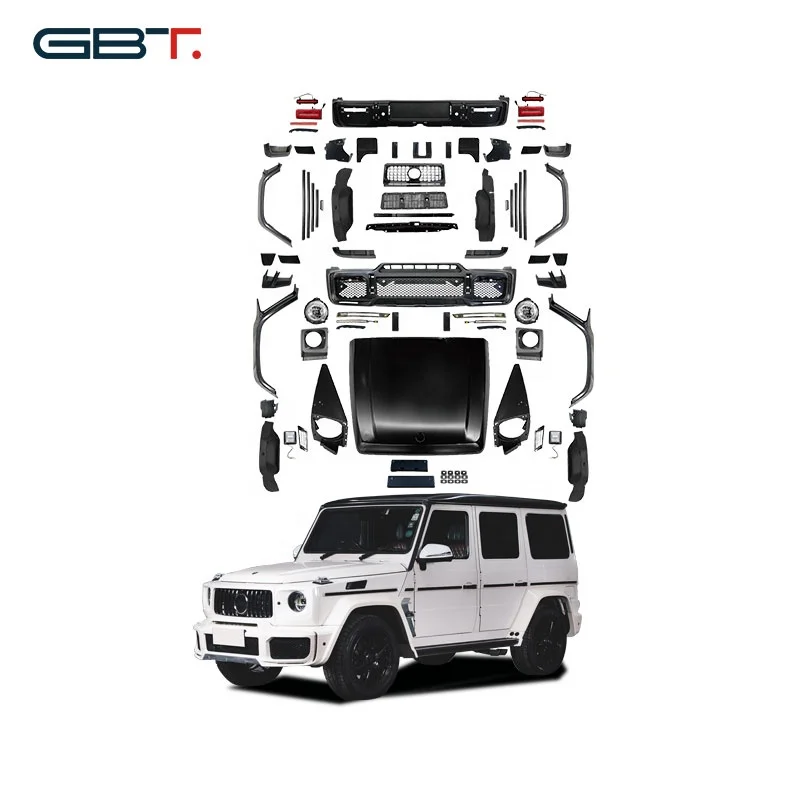 GBT 2022 Mercedes Car Modification Parts Upgrade Body Kit For 1991-2017 Mercedes Benz G Class W463 Facelift W464 BBS Model