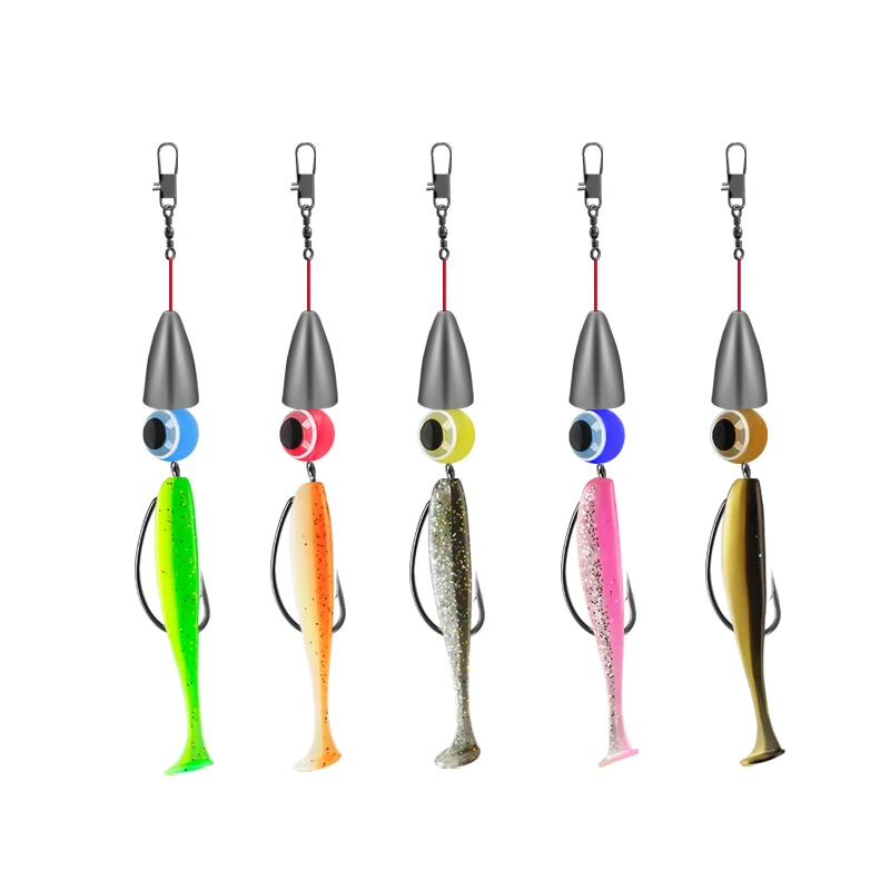 Palmer 76pcs texas rig fishing lures kit soft fishing lures set box crank hook sinker bait set with jig head