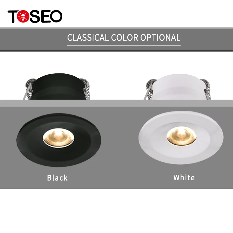 Aluminium  Round 43Mm Cut Size 37Mm Wine Cabinet Led Spotlight Mini Downlight Led