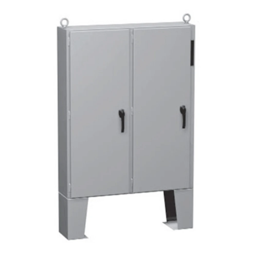 
NEMA 12 IP54 industrial metal two door with handle floormount disconnect cabinet for ABB controls 