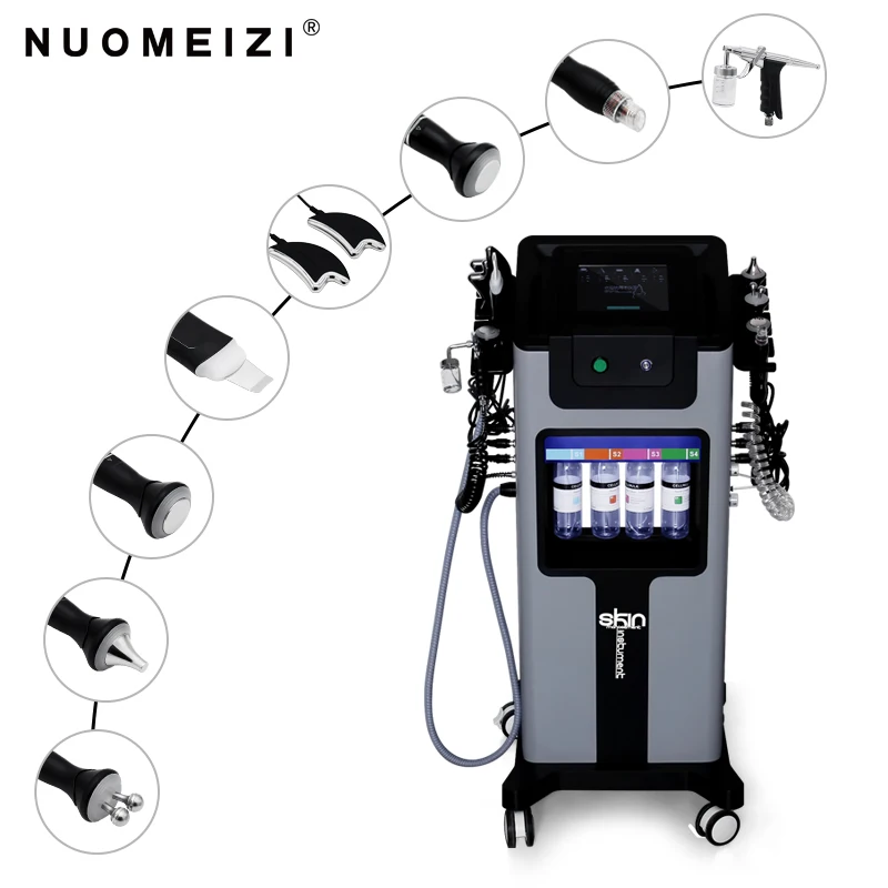 High Quality Professional 8 In 1 Spray Oxygen Facial Lifting Water Peeling Water Skin Care Machine